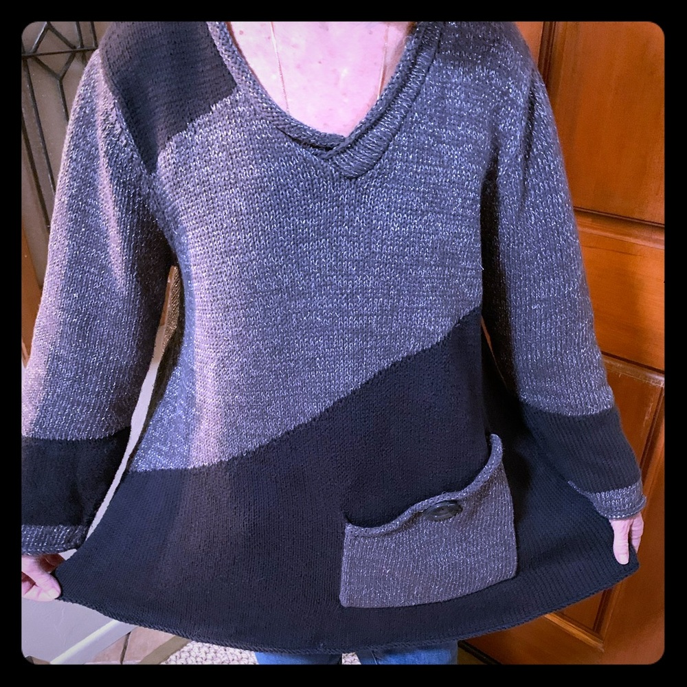 Pure Handknit Sweater Top Tunic